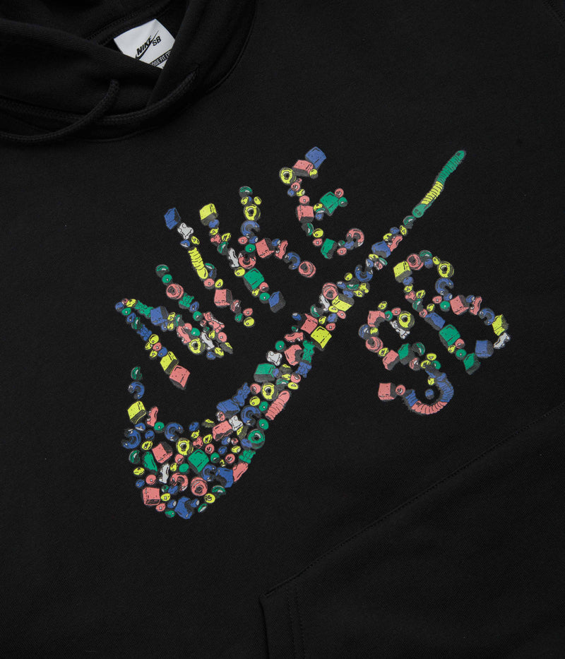 Nike SB Sugar High Hoodie in Black and White