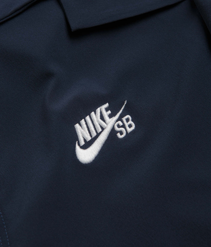 Nike SB Team USA Bowler Shirt in Obsidian and White