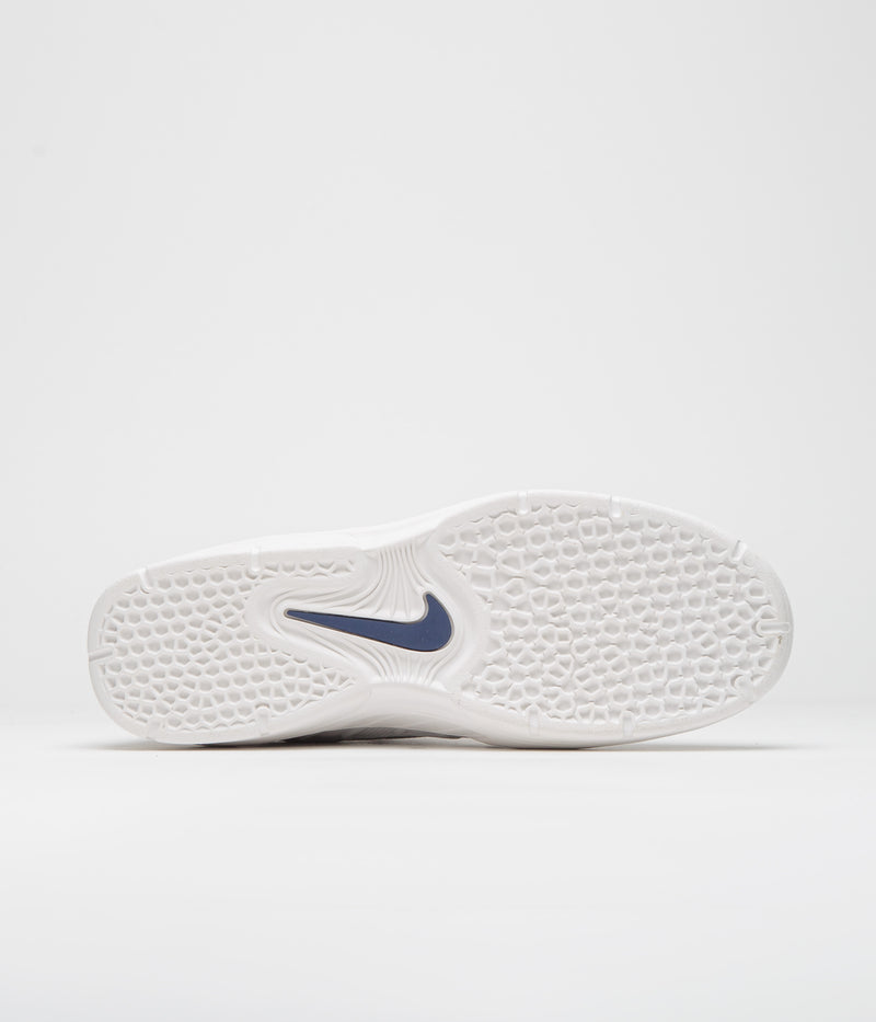 Nike SB Vertebrae Shoes in Platinum Tint and Midnight Navy and Wolf Grey