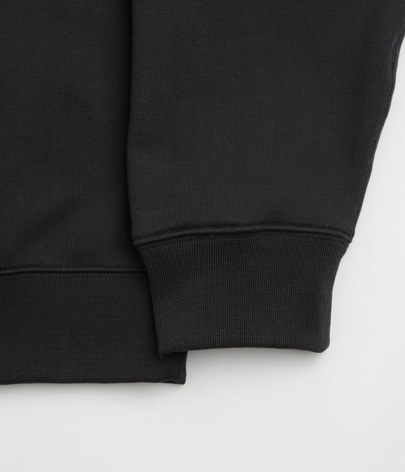 Nike Solo Swoosh 1/4 Zip Sweatshirt in Black and White