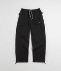 Nike Solo Swoosh Open Hem Sweatpants in Black and White