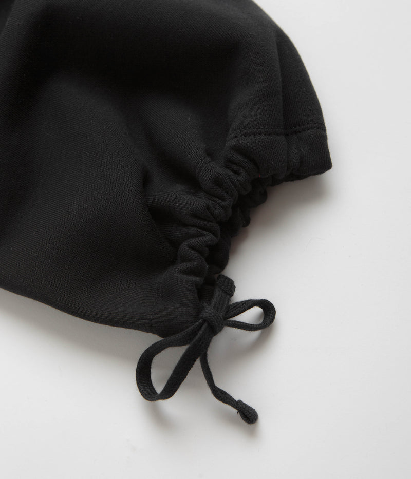 Nike Solo Swoosh Open Hem Sweatpants in Black and White