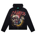 Nocturne Zip Up Hoodie (Black)