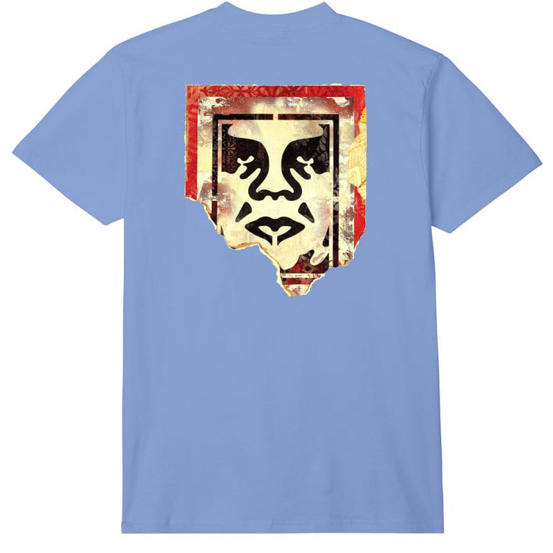 OBEY S / Digital violet Obey ripped icon