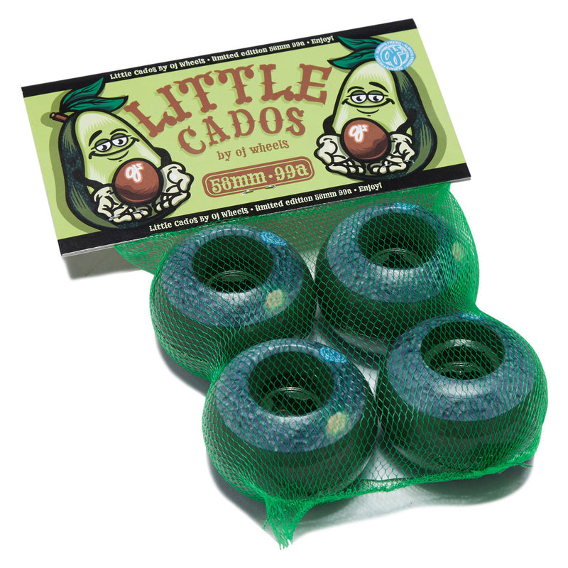 OJ Avocado Lil Doodies 99a Skateboard Wheels - Green - 58mm