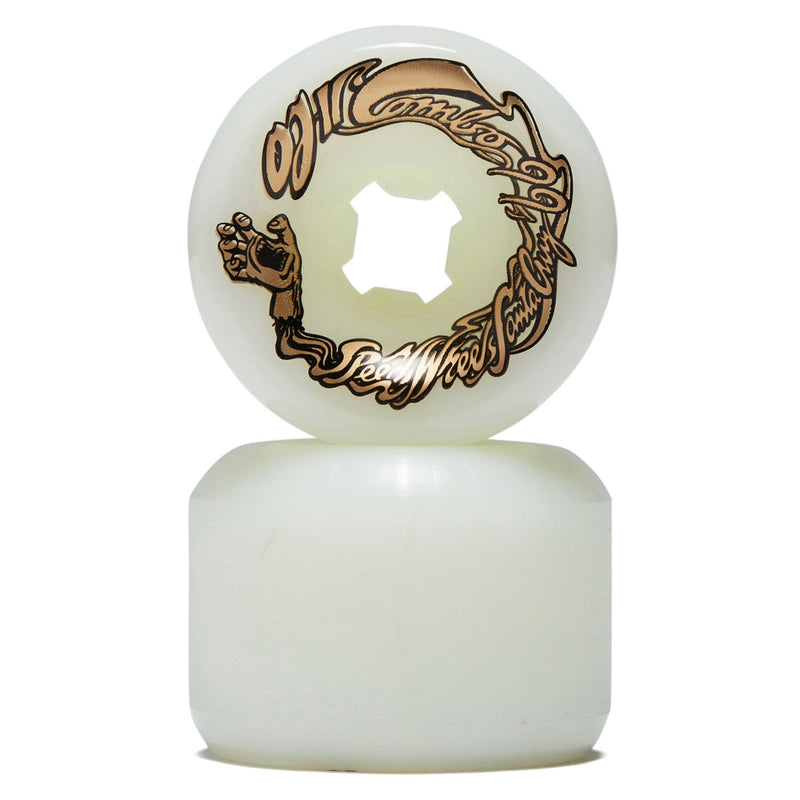 OJ Combos 99a Skateboard Wheels - Gold/White - 60mm