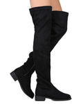 Olympia-20 - Nature Breeze Thigh High Riding Low Heeled Fashion Boots - ShoeFad