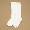 Milk Openwork Knee Socks - L'Amour Shoes
