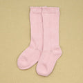 Girls Openwork Raspberry Knee Sock