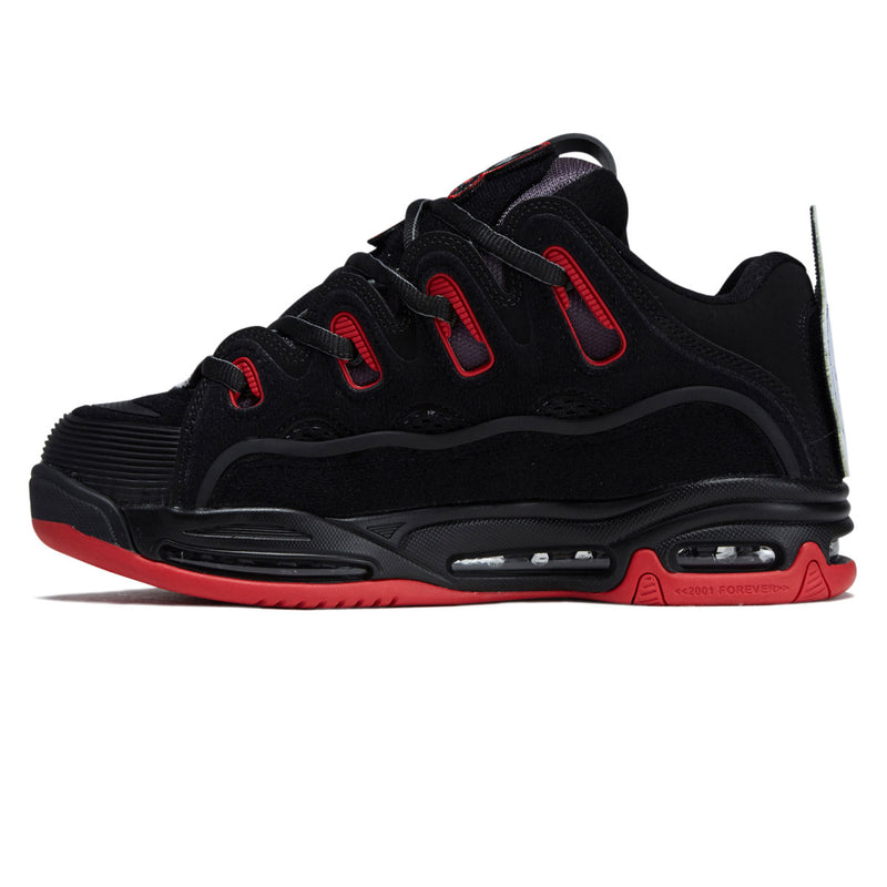 Osiris D3 2001 Shoes - Black/Red/Velcro