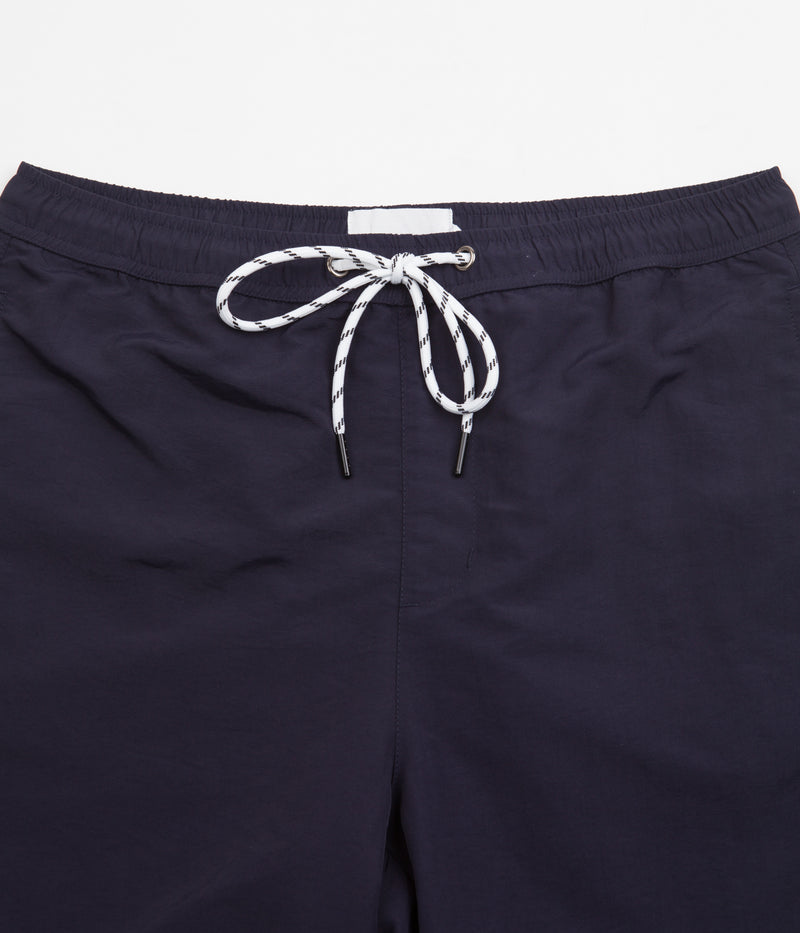 Parlez Rival Swim Shorts in Navy and White