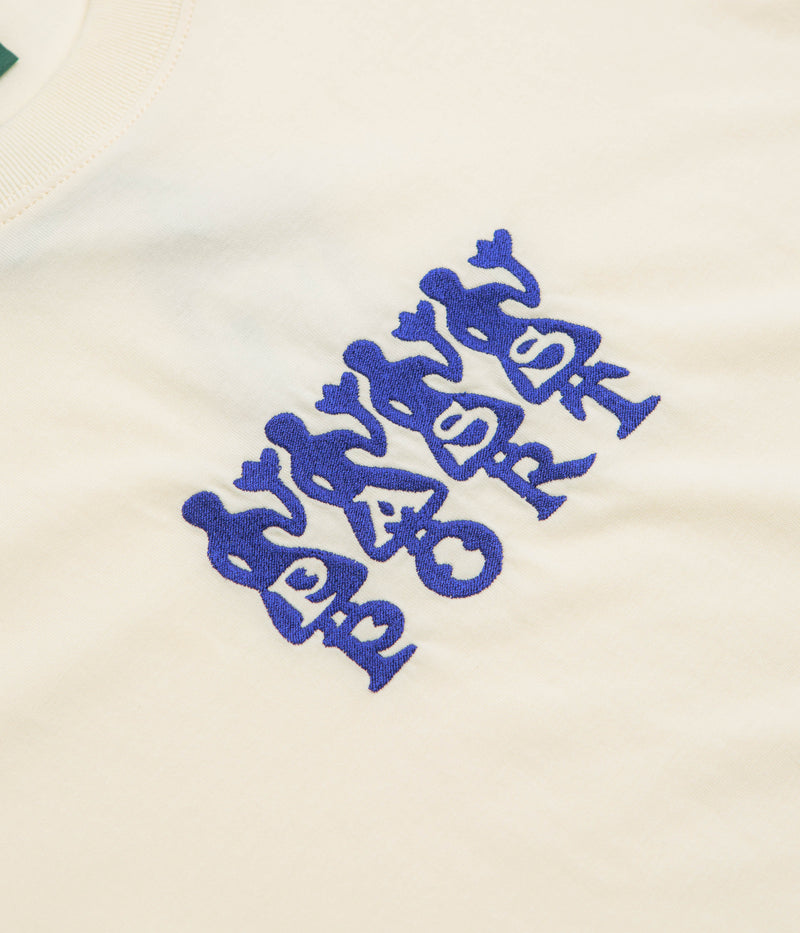 Pass Port 4 Flowers Organic T-Shirt in Off White
