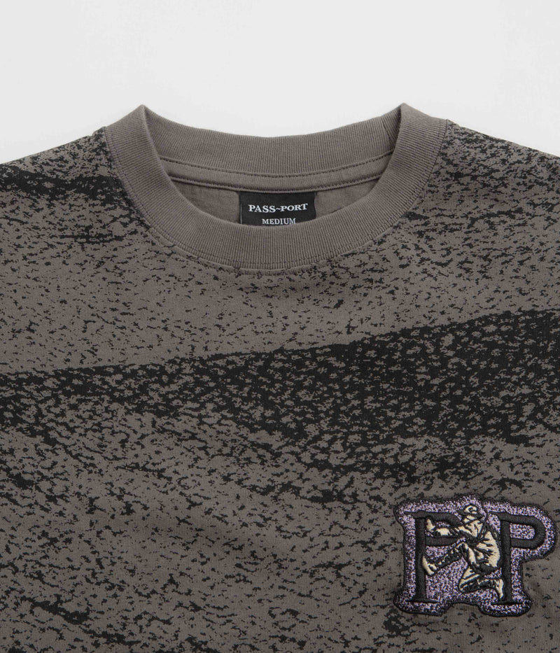 Pass Port Cave-In T-Shirt in Charcoal