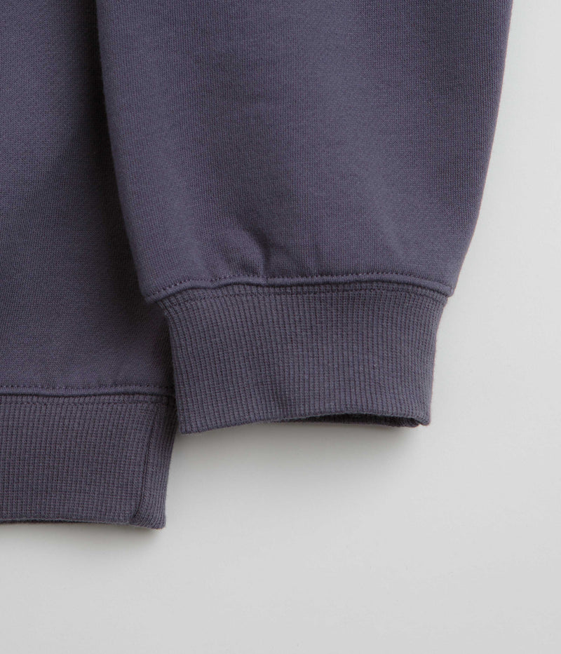 Pass Port Fast Duck Crewneck Sweatshirt in Dusty Blue