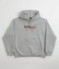 Pass Port Red Flag Hoodie in Ash