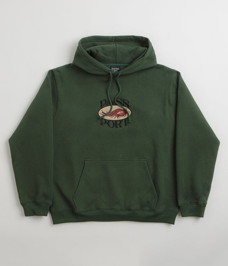 Pass Port Sunspot Hoodie in Forest Green