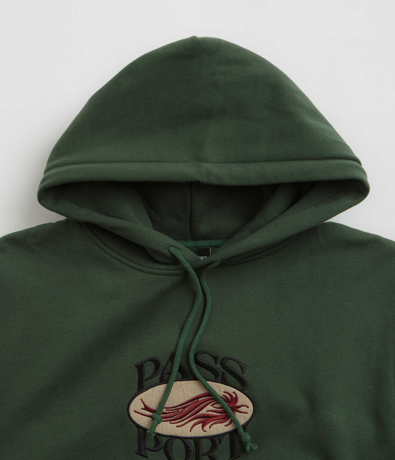 Pass Port Sunspot Hoodie in Forest Green