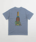 Pass Port Wine Em T-Shirt in Stonewash Blue
