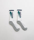 Pasteelo O.G. ATL Socks in White and Green / Grey