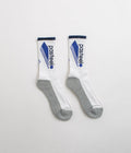 Pasteelo O.G. ATL Socks in White and Royal / Grey