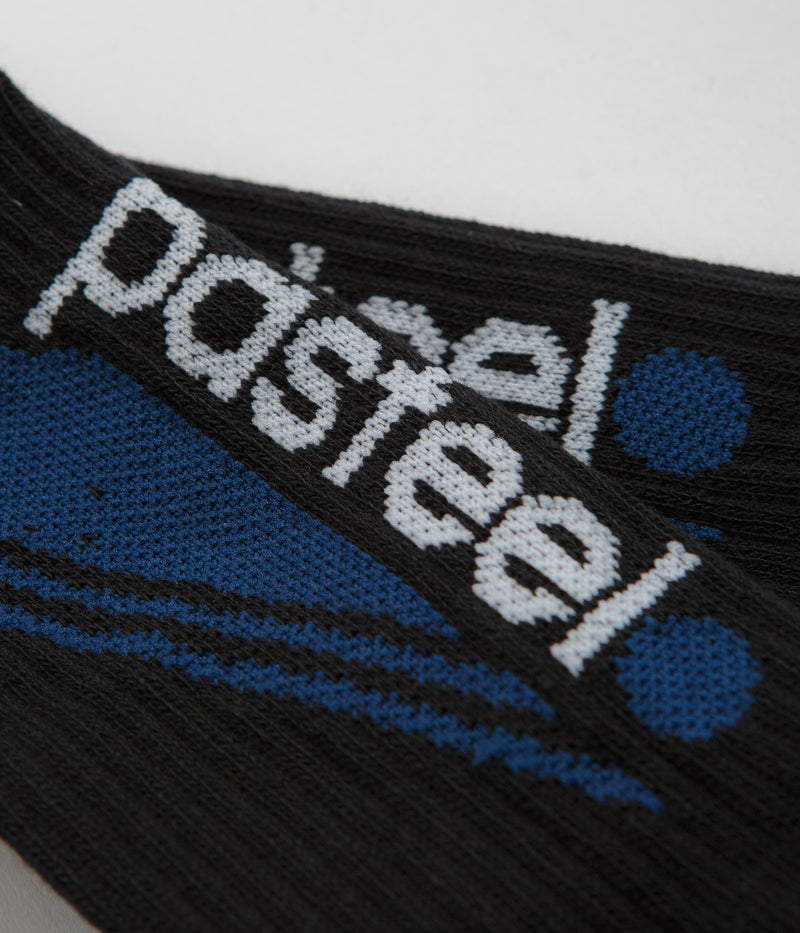 Pasteelo O.G. Socks in Black and Blue