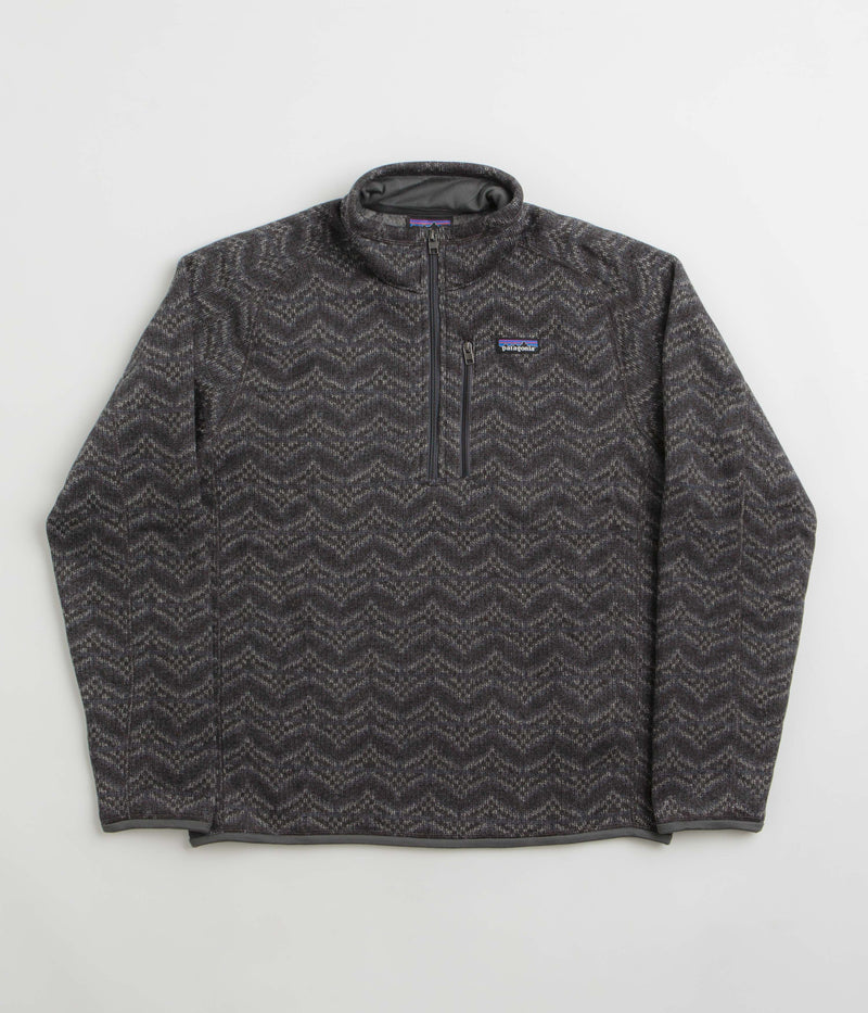 Patagonia Better Sweater 1/4 Zip Sweatshirt in Island Escape: Forge Grey