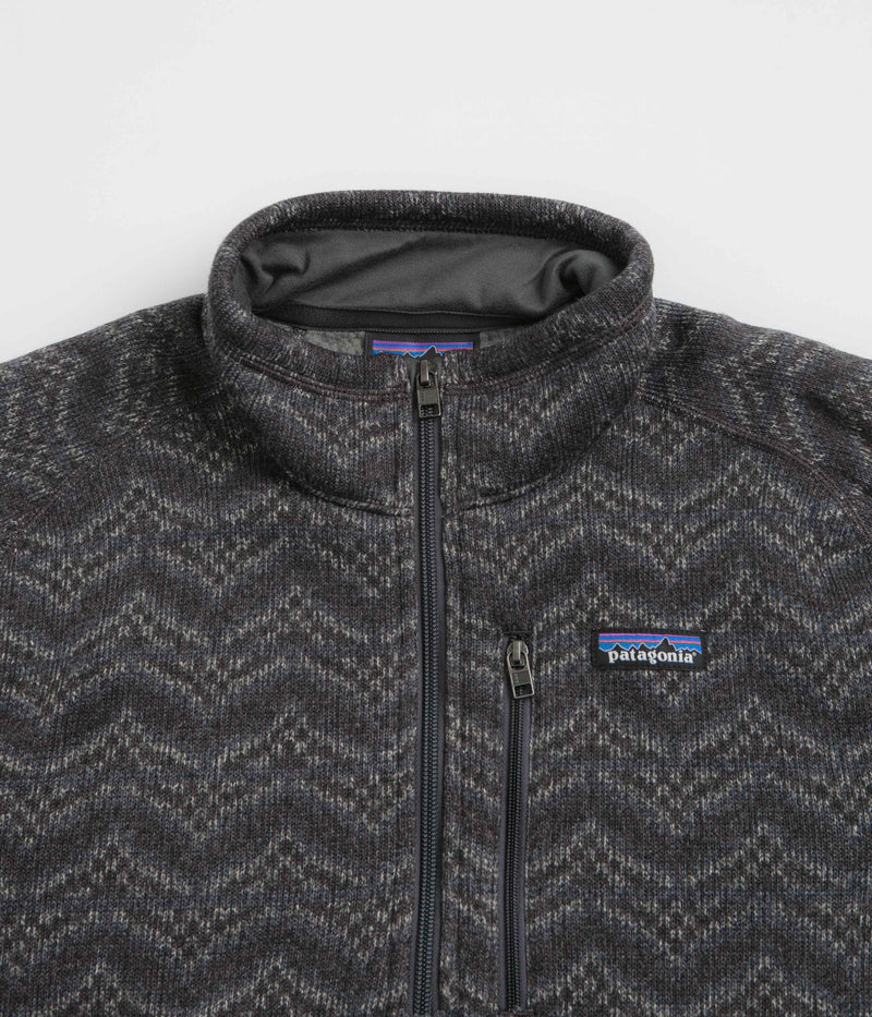 Patagonia Better Sweater 1/4 Zip Sweatshirt in Island Escape: Forge Grey
