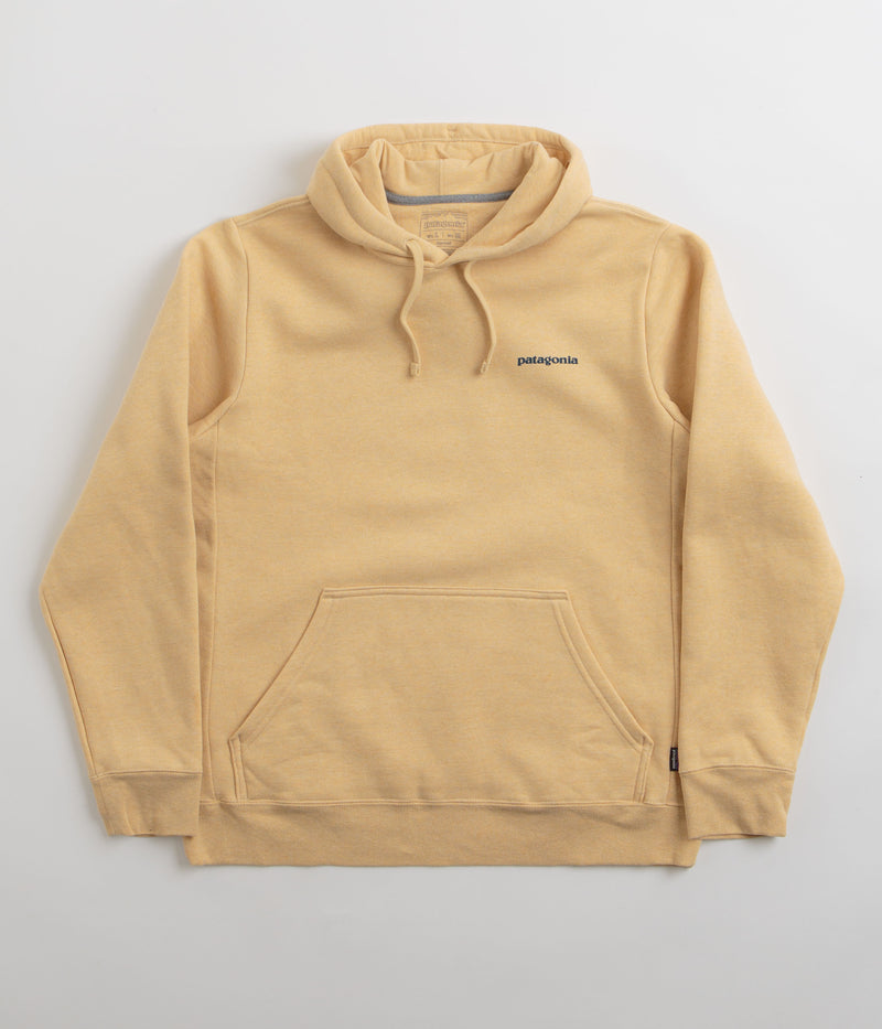 Patagonia Boardshort Logo Uprisal Hoodie in Beeswax Tan