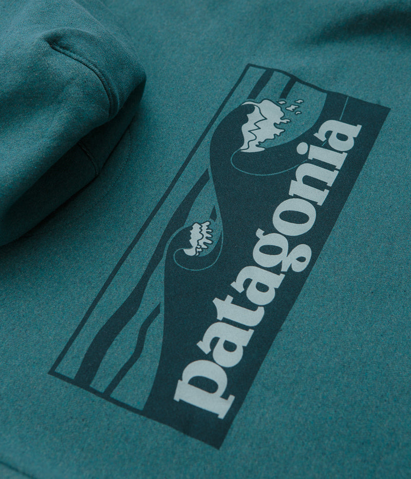 Patagonia Boardshort Logo Uprisal Hoodie in Wetland Blue
