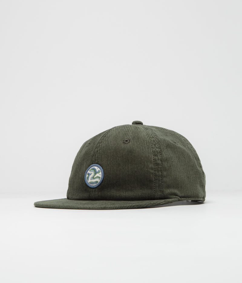 Patagonia Corduroy Cap in Earth Currents Patch: Pine Needle Green