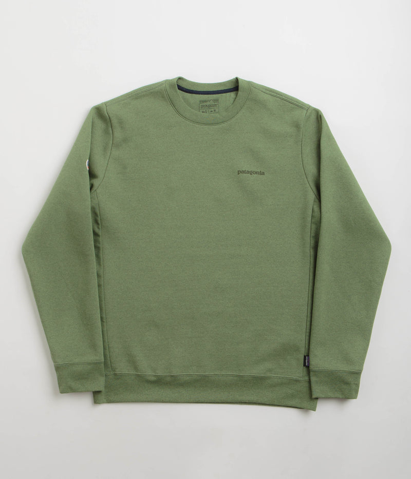 Patagonia Fitz Roy Icon Uprisal Crewneck Sweatshirt in Terrain Green