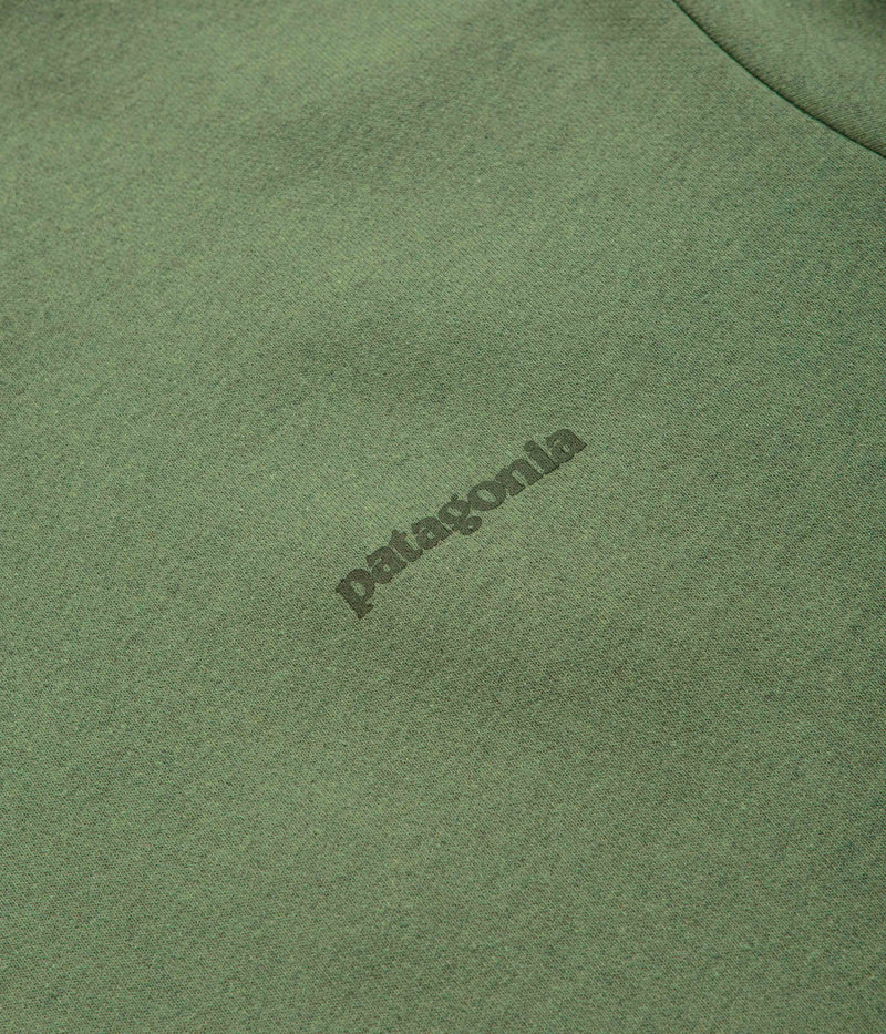 Patagonia Fitz Roy Icon Uprisal Crewneck Sweatshirt in Terrain Green
