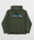 Patagonia P-6 Label Uprisal Hoodie in Torrey Pine Green