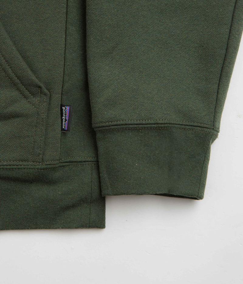 Patagonia P-6 Label Uprisal Hoodie in Torrey Pine Green
