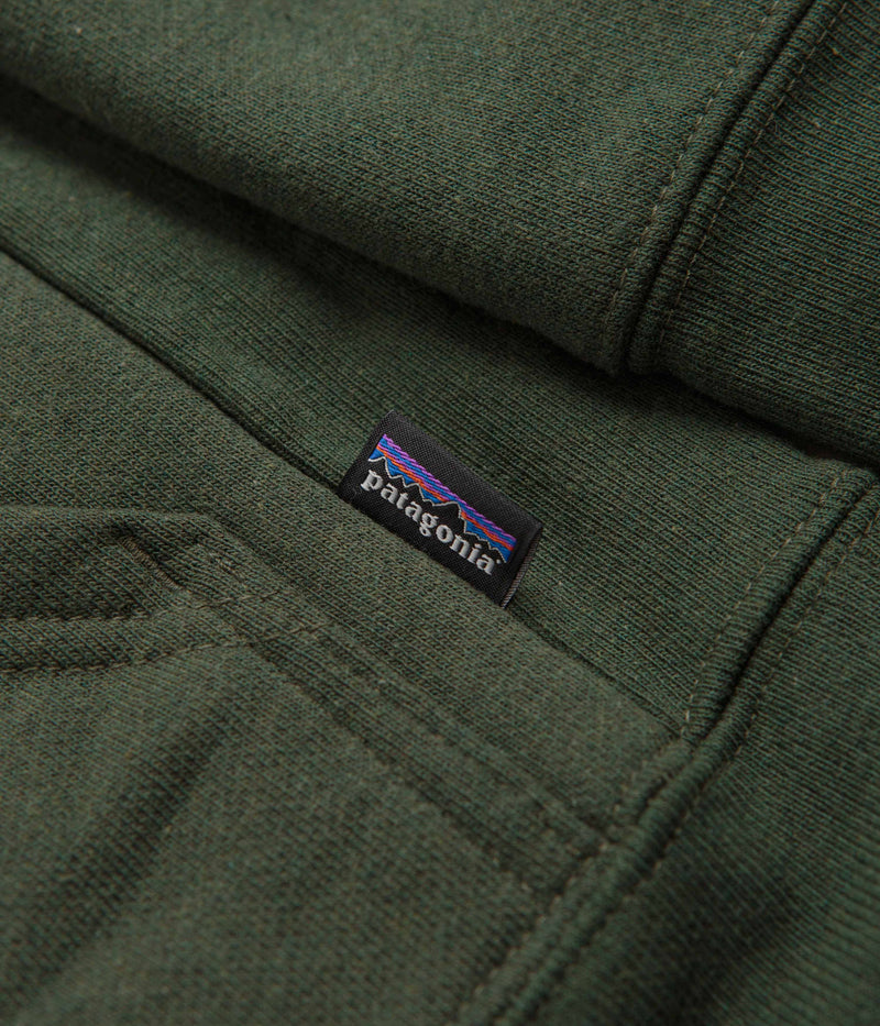 Patagonia P-6 Label Uprisal Hoodie in Torrey Pine Green