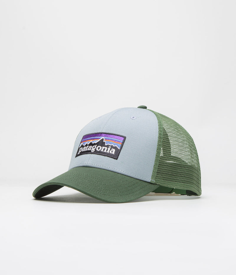 Patagonia P-6 Logo LoPro Trucker Cap in Thermal Blue
