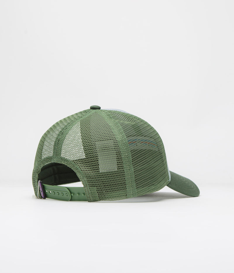 Patagonia P-6 Logo LoPro Trucker Cap in Thermal Blue