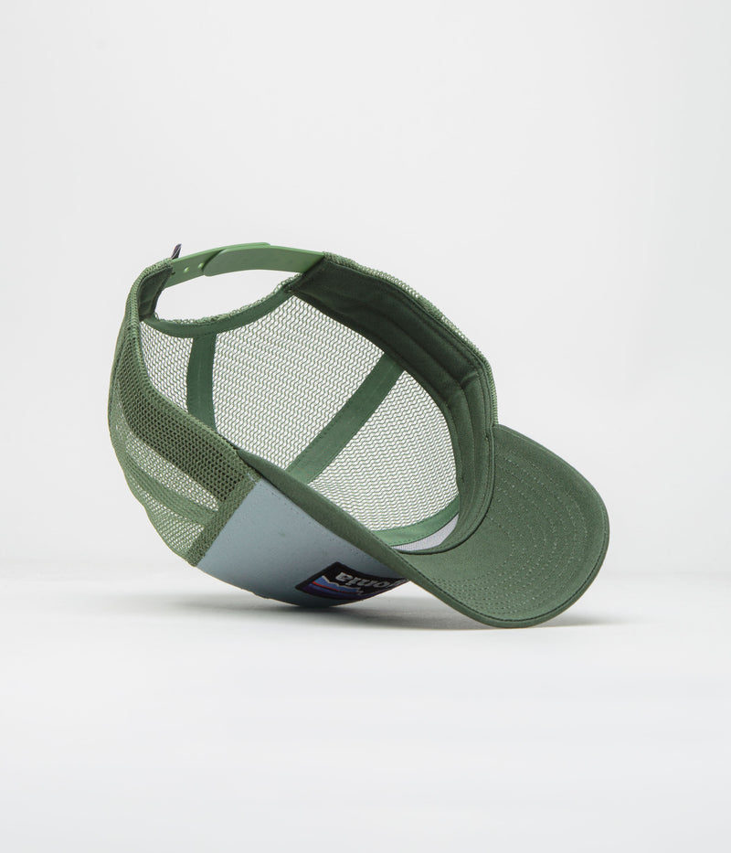 Patagonia P-6 Logo LoPro Trucker Cap in Thermal Blue