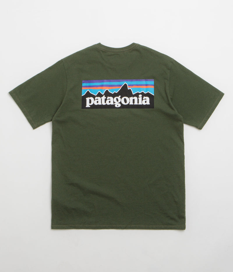 Patagonia P-6 Logo Responsibili-Tee T-Shirt in Torrey Pine Green