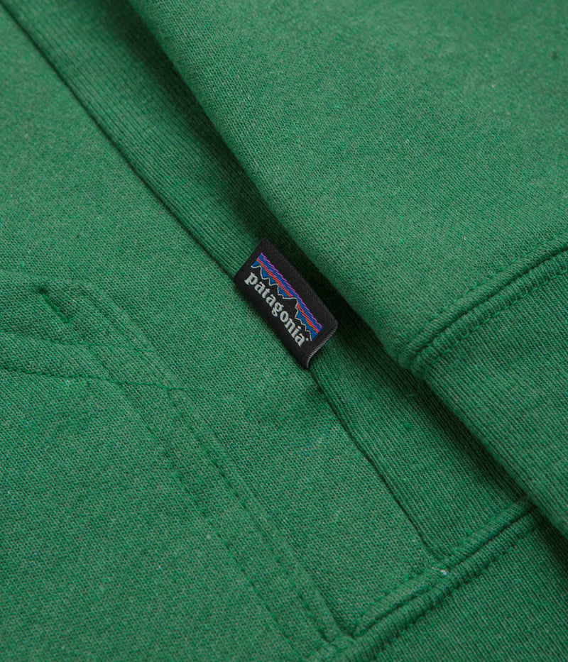 Patagonia P-6 Logo Uprisal Hoodie in P-6 Outline: Heartleaf Green