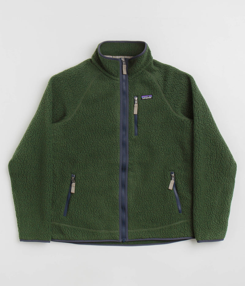 Patagonia Retro Pile Fleece Jacket in Torrey Pine Green