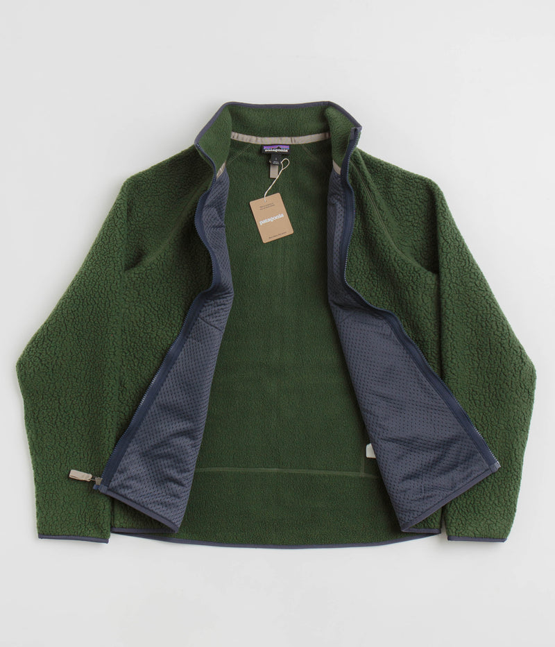 Patagonia Retro Pile Fleece Jacket in Torrey Pine Green