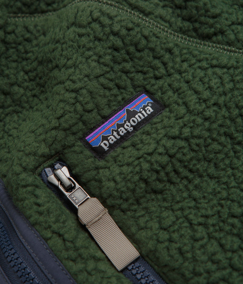 Patagonia Retro Pile Fleece Jacket in Torrey Pine Green