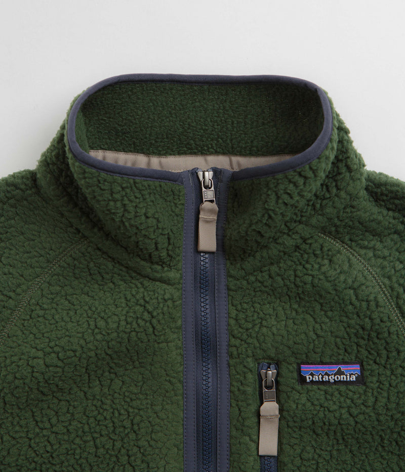 Patagonia Retro Pile Fleece Jacket in Torrey Pine Green