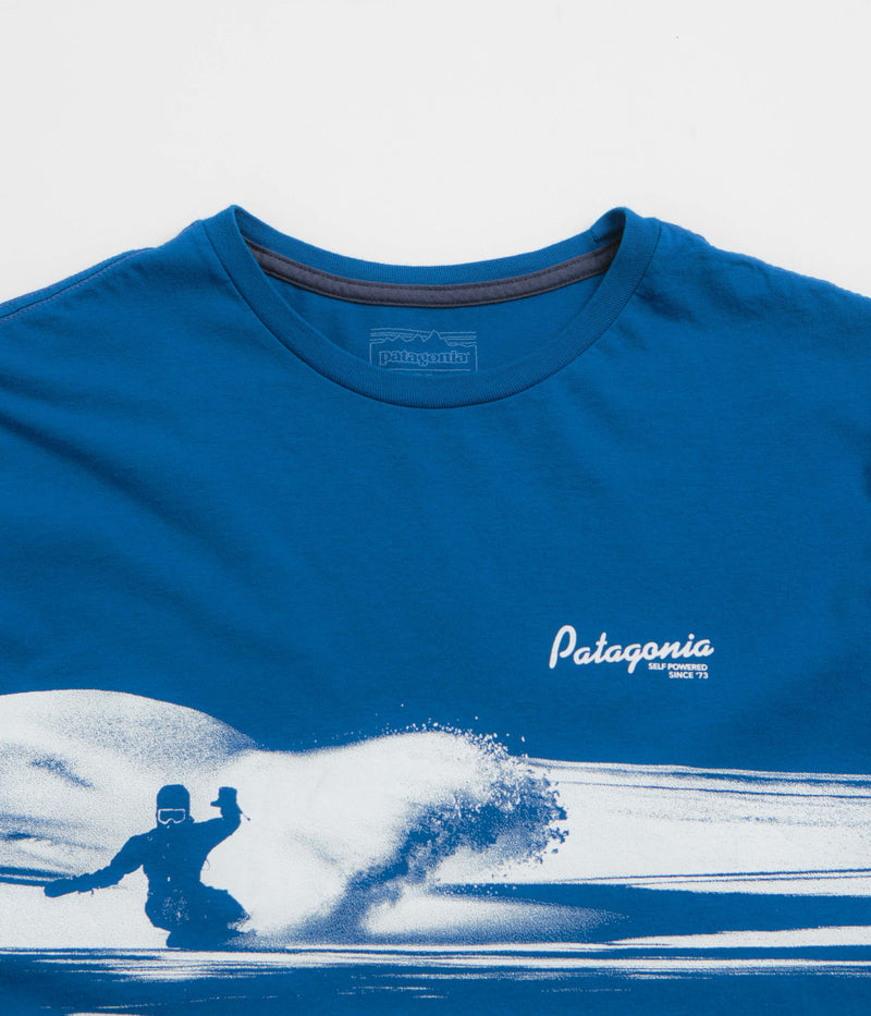 Patagonia Self-Power Organic T-Shirt in Endless Blue