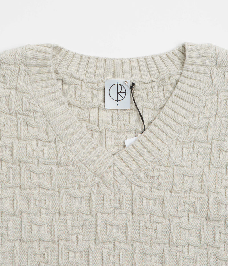 Polar Alex Vest in Heather Beige Grey