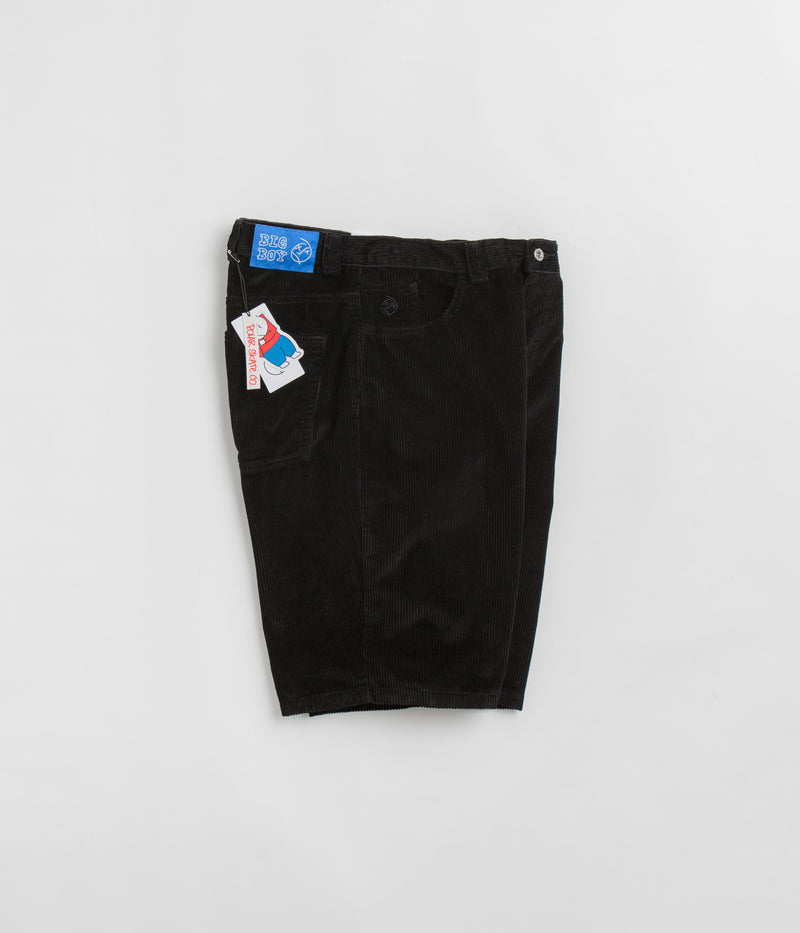 Polar Big Boy Cord Shorts in Black