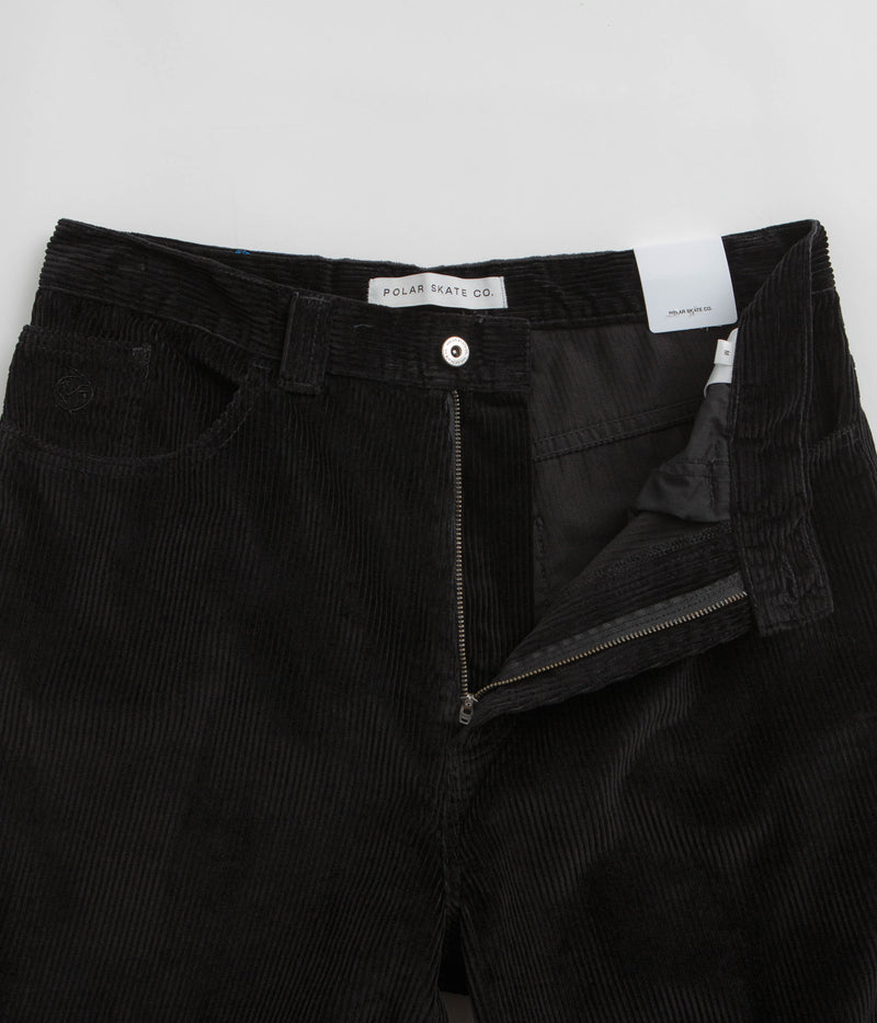 Polar Big Boy Cord Shorts in Black