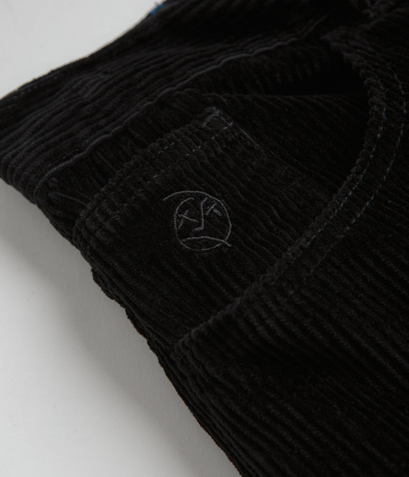 Polar Big Boy Cord Shorts in Black