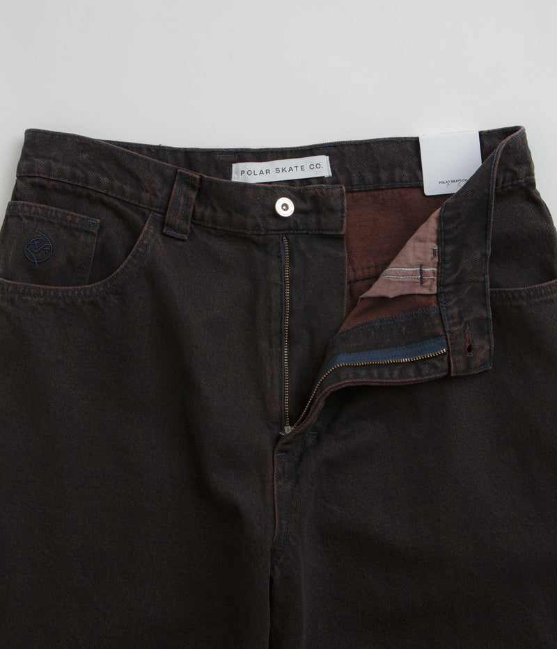 Polar Big Boy Jeans in Brown Blue